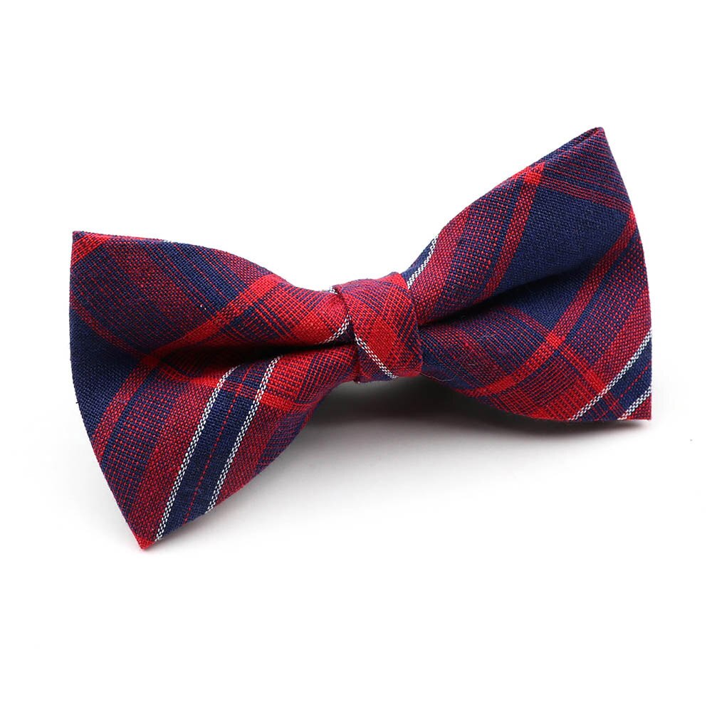 100%  bomuldsstribet plaid brun grågrøn herre butterfly klassisk skjorte tilbehør butterfly casual jakkesæt ung: 14