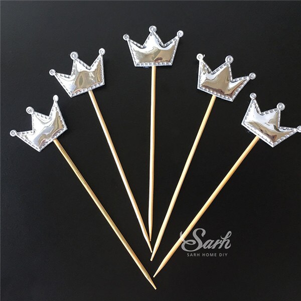 5PCS Pink Pearl Polished Butterfly Cake Topper with Toothpick Cake Decoration for Wedding Birthday Party: CK920K