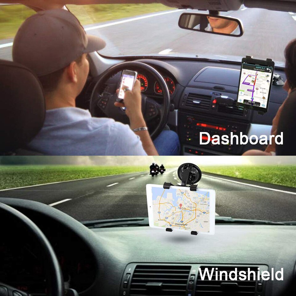 Auto tablet houder standaard universele standaard beugel achterbank auto houder 360 rotatie voor samsung ipad mini/ipad air 2 4 3 7-10 '