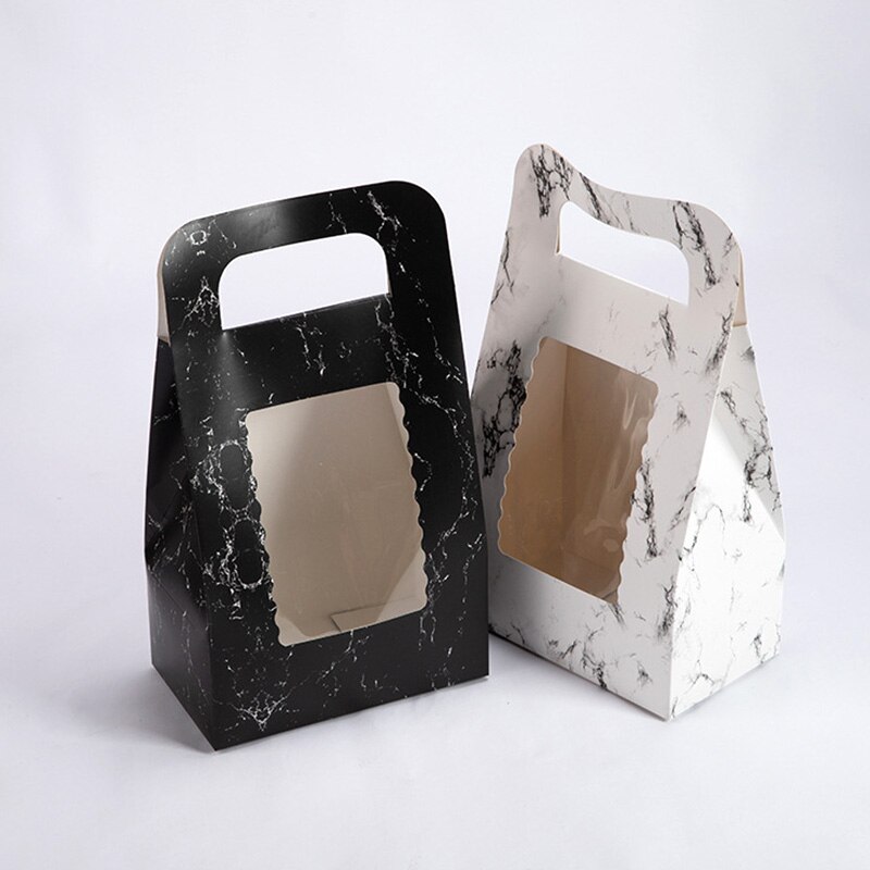 Flower Box Handbag Bouquet Packaging Show Window Bag DIY Supplies Cardboard Boxes