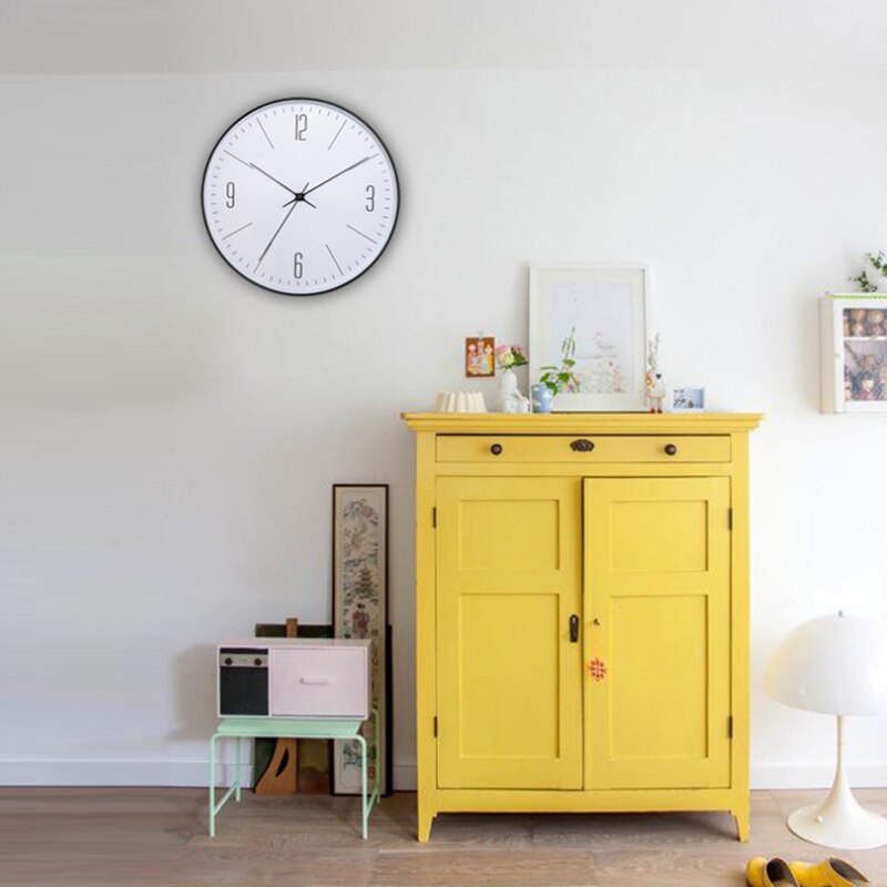 Kwartsklok stille scandinavische stijl digitale klok woonkamer moderne aililife wandklok kantoor aililife