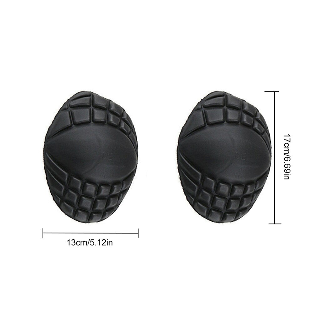 5 Stks/set Motorfiets Armor Insert Back Protector Dikker Hoge Elasticiteit Rider Armor Back Spine Body Beschermende Pad