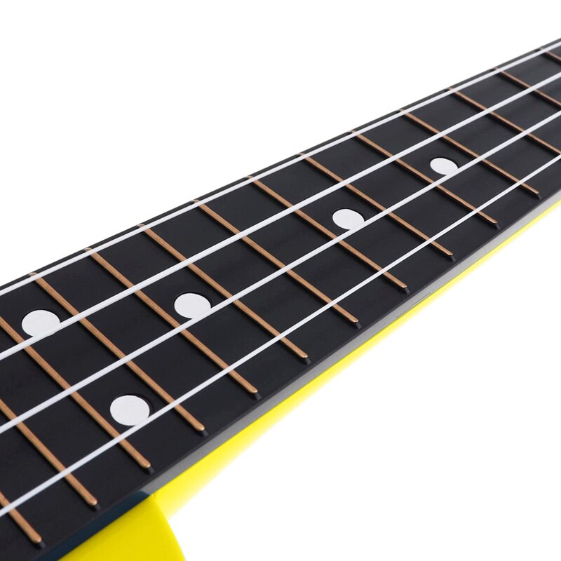 21 tommer akustisk ukulele uke 4 strenge hawaii guitar guitar instrument til børn og musik begynder gul