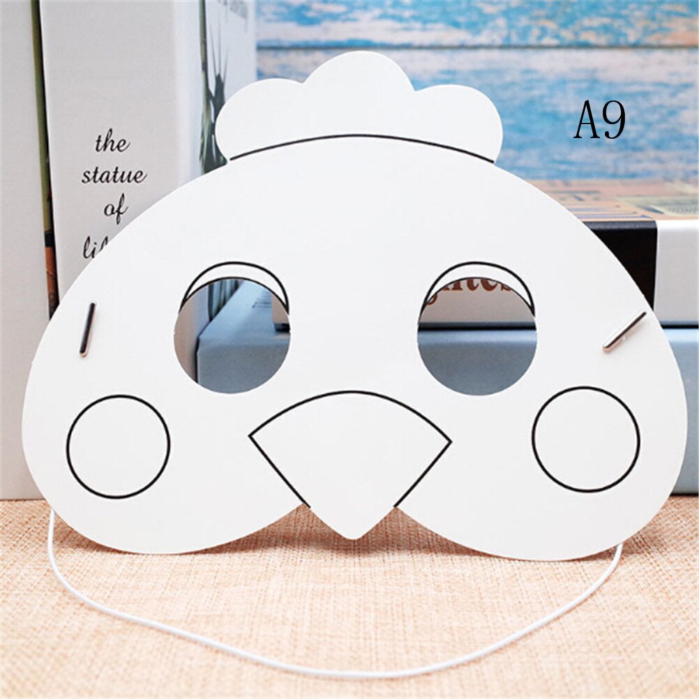 Cartoon Animal Painting Mask Kindergarten Preschool Graffiti Art Crafts Toys Color Drawing Toys for Children Kids
