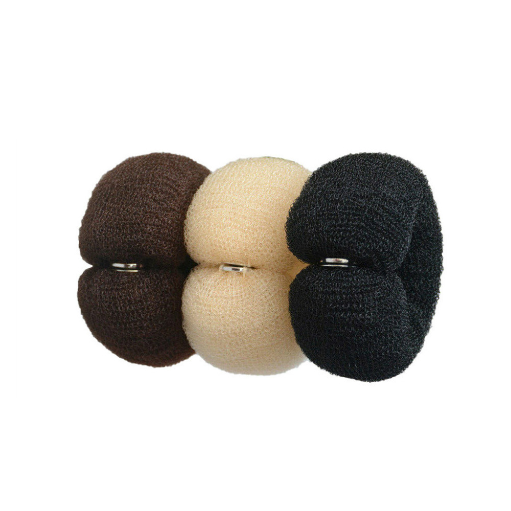 Esponja fabricante de coque, esponja mágica para fazer rosquinha de cabelo, fácil, anel grande, ferramentas para estilizar cabelo, acessórios para penteados para meninas e mulheres