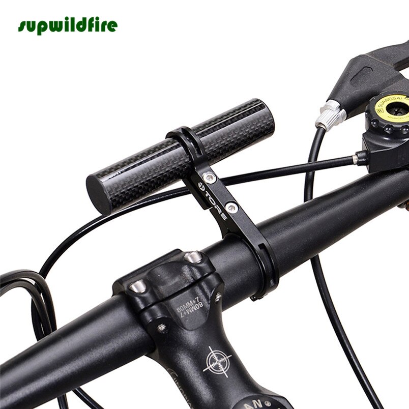 ! zwart 31.8 MM Bike Zaklamp Houder Handvat Bar Fietsaccessoires Extender Mount # NO23