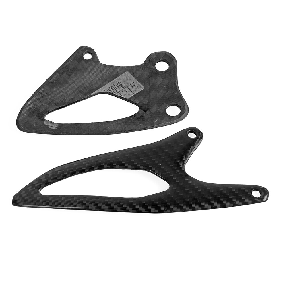 Voor Yamaha Yzf R1 Motorcycle Carbon Fiber Achteren Geplaatste Foot Peg Hiel Guard Plaat Onderdelen