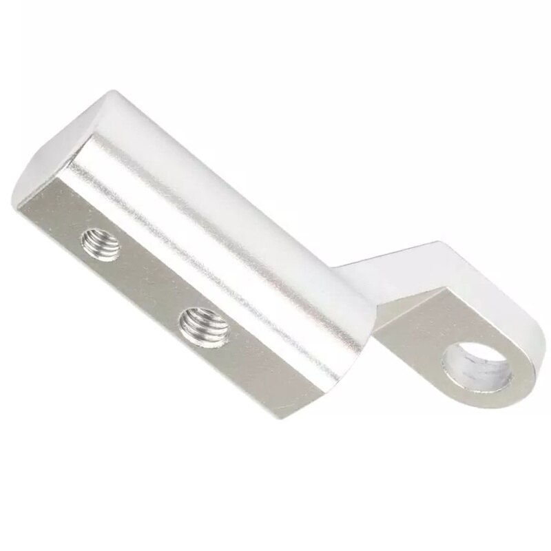 Motorfiets Accessoires Achteruitkijkspiegel Mount Extender Beugel Houder Klem Adapter Bar Telefoon Houder Stand Hevels Uitbreiding Rack: Zilver