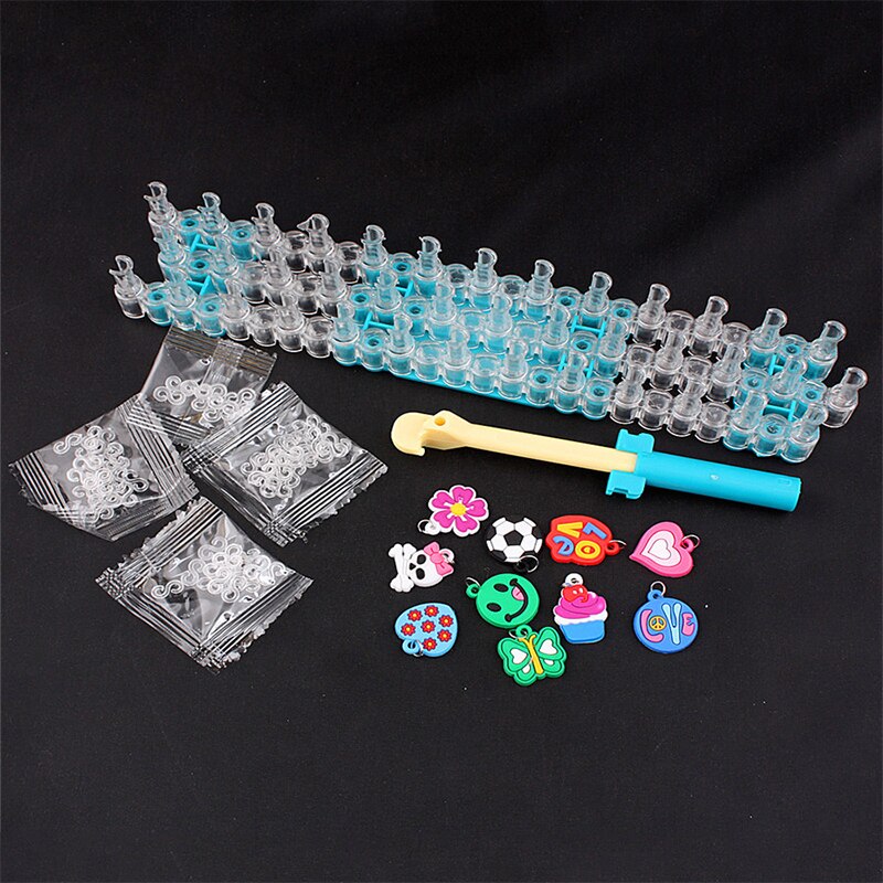 4400 stücke Gummibänder Webstuhl DIY Weben Kasten elastische Bands für weben armbänder flechten einstellen Handwerk Armbinde Bausatz freundlicher Spielzeug