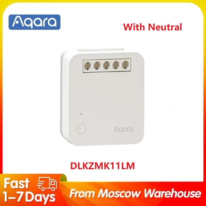 Aqara T1 relais unique non neutre avec Module neutre commutateur de contrôleur Zigbee 3.0 minuteries télécommande pour application domestique Aqara: Orange