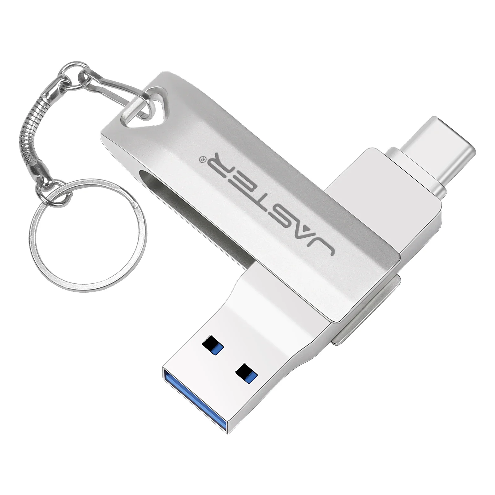 Fast Type C 3 in 1 USB 3.0 Flash Drive 16GB pendrive 32GB pen drive 64GB real capacity usb memory stick 128GB for 256GB: 256GB