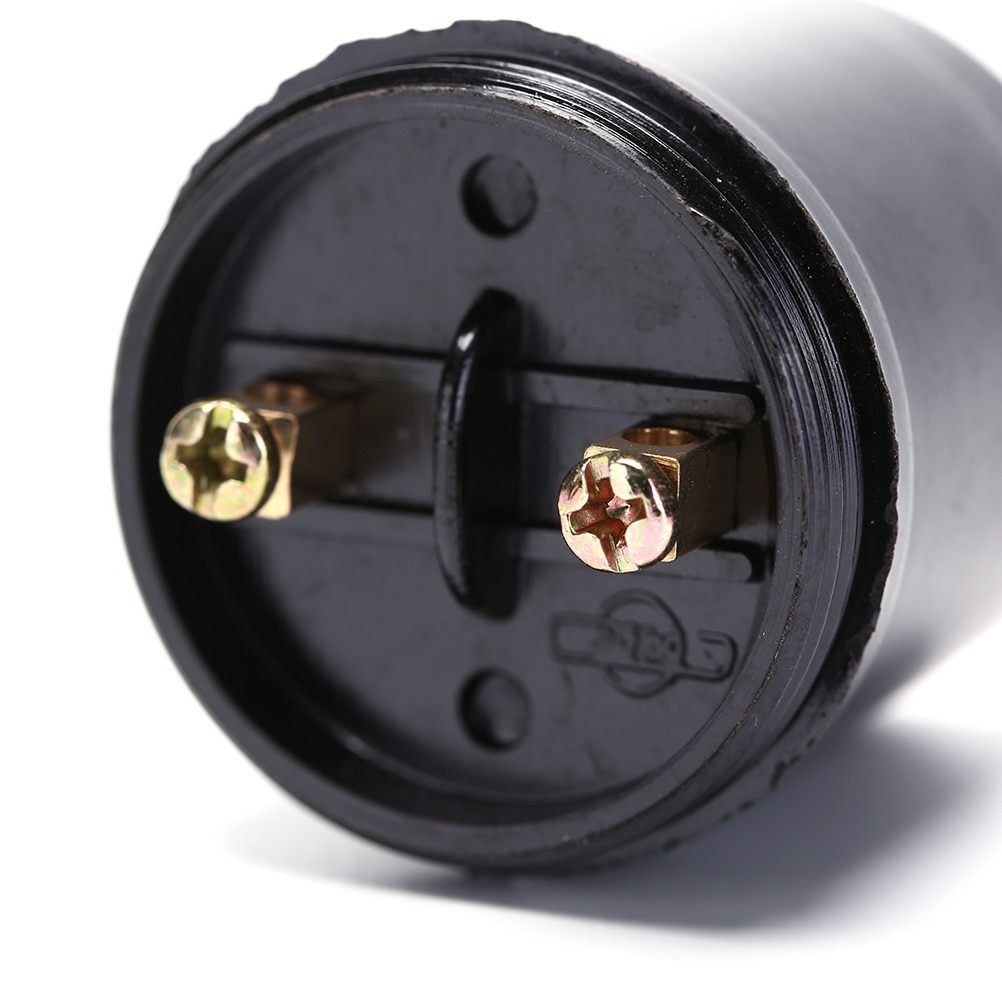 Zwarte Vintage Lamp Bases Adapter Light Bulb Lamp Holder Hanger Edison Schroef Cap Socket E27 3/4A 250V