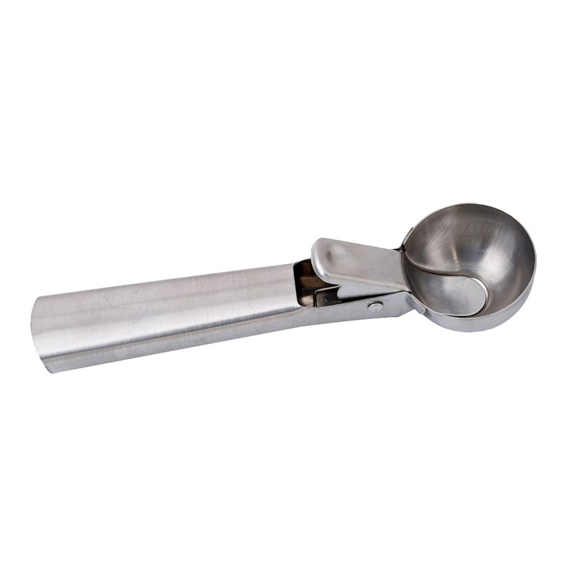 Stainless Steel Ice Cream Scoop,Easy Trigger Ice Cream Spoon Home Use Multifunction Ice Cream Tool Kitchen Accessories EJ892981