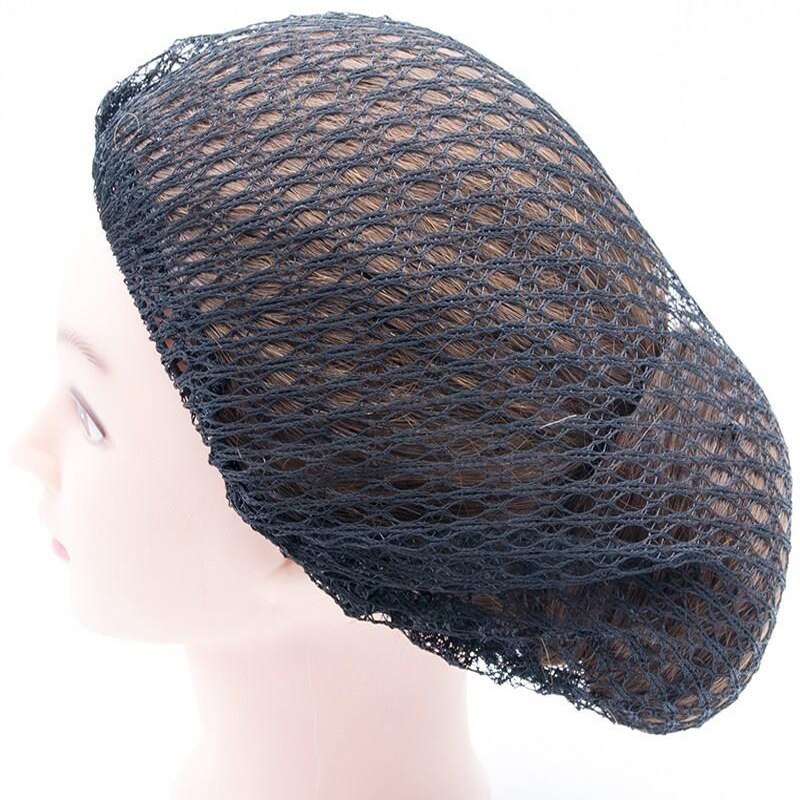 1PCS Full Hair Net False Hair Net Hospital Nurse Work Big Hair Net Sleep Wrap Hair Net Food Workshop Black Big Hair Net Hair Cap: 2