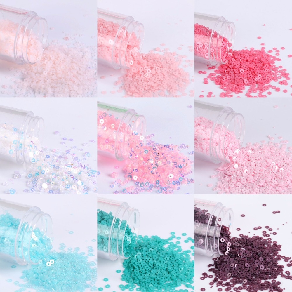 4000 stuks/partij 2mm matten pailletten platte ronde losse pailletten pailletten naaien bruiloft knutselen, nagelverzorging, nachtclubjurk accessoire