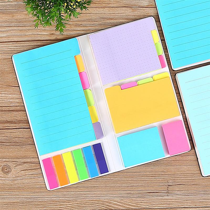 1 Pcs Praktische Kleurrijke Handig Eenvoudige Tearable Sticker Memo Sticker Bericht Sticker Voor Student