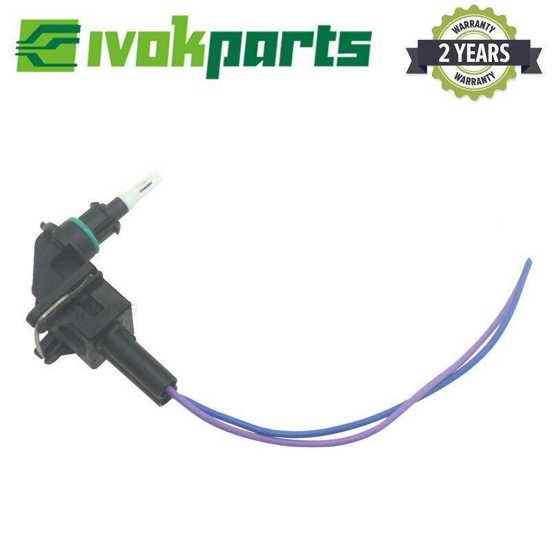 Sensor de temperatura de aire de admisión con arnés eléctrico, enchufe de conector de 2 pines para BMW Serie 1, 3, 5, 6, 7, X1, X3, X5, X6, 13, 62, 7, 792, 203
