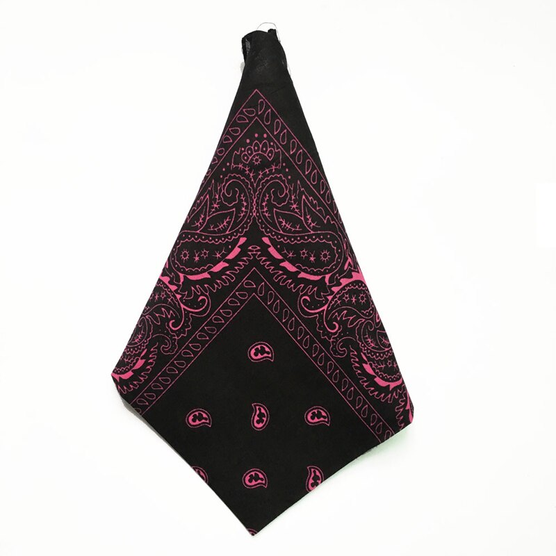 Unisex Katoen Bandana Sjaal Vierkante Bandana 55Cm * 55Cm Hoofddeksels Hip Hop Rock Meisjes Hoofddoek Hoofdbanden Haar accessoires: 17
