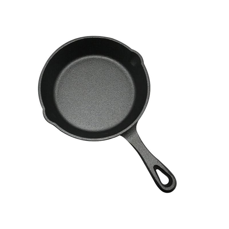 Gietijzeren Koekenpan Non-stick Ongecoat Steelpan Ei Pannenkoek Koken Pan Home Keuken Outdoor Bbq Koekenpan (16cm)