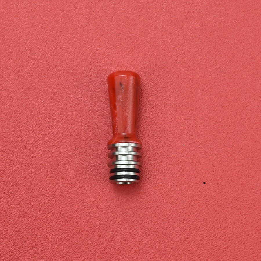 Tipo de sabor largo 510, junta de paja POM SS, resistencia al calor, boquilla de diámetro estrecho de 3mm: B-red