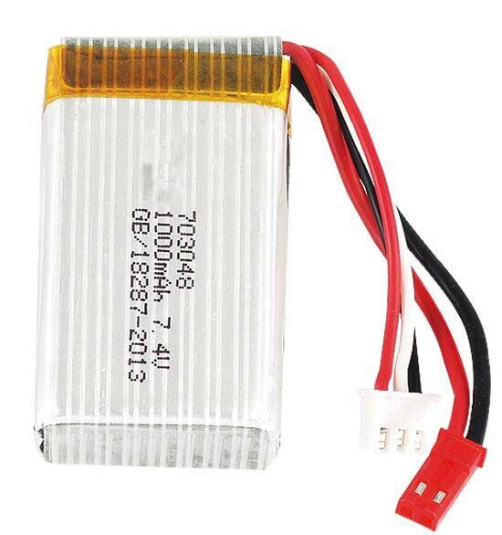 Hobby Hub-batería Lipo de 7,4 V, 1000 mah, 25c, 2s para MJXRC X600, batería Lipo de 7,4 v, 1000 mah, 703048, juguetes con control remoto