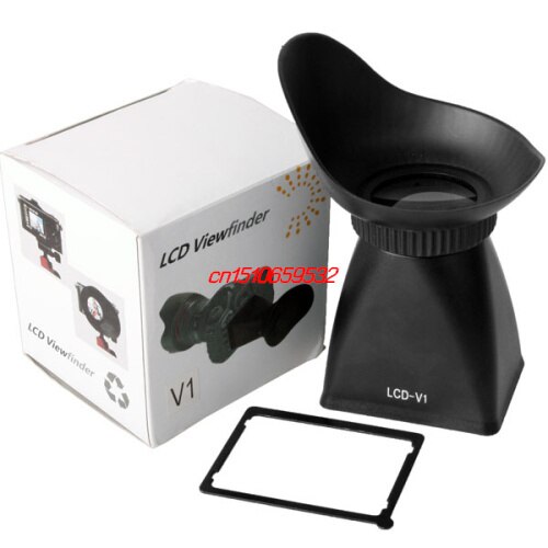 2.8X 3 &quot;LCD mirino lente d&#39;ingrandimento oculare Extender V1 per 5D Mark II 7D /500D V con numero di tracciamento