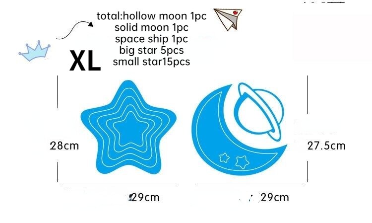 Stars Moon Planet 3D Mirror Acrylic Wall Sticker Bedroom Living House Festival Party Decor DIY Art Mural Alphabe Poster