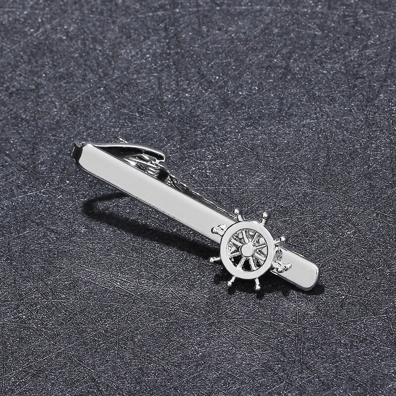 Men's art senior collar clip pure copper accessories