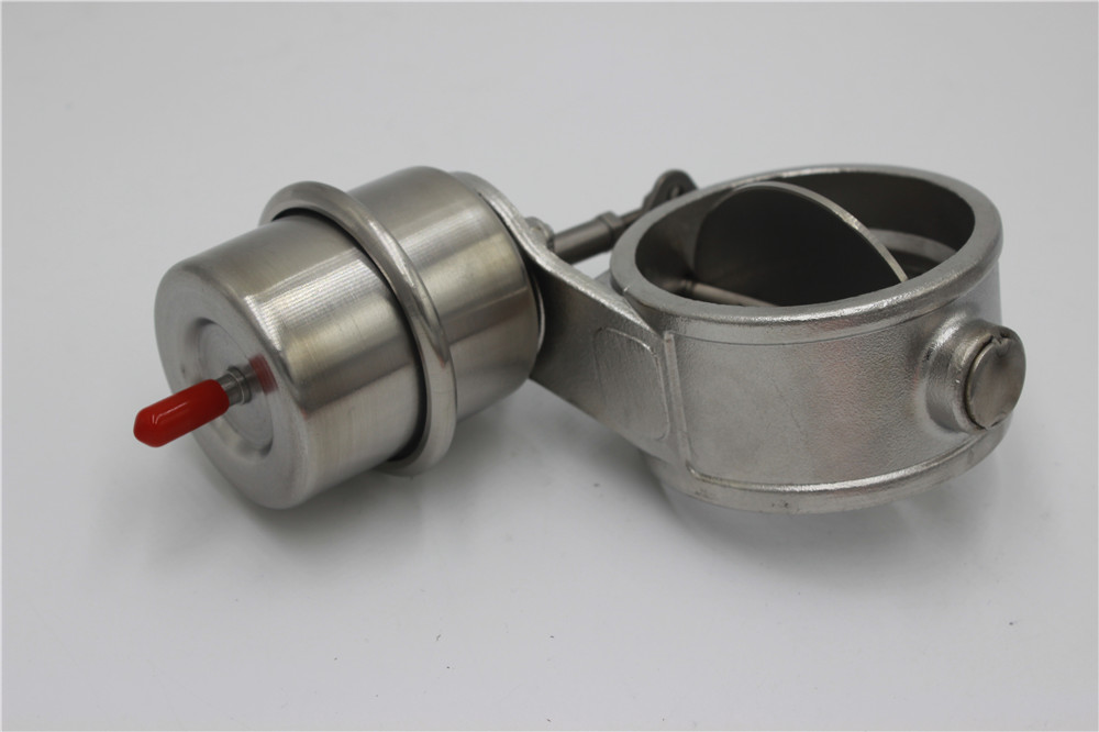 3'' 76MM Stainless Steel Exhaust Control cutout Valve Set With Vacuum Actuator Open Style