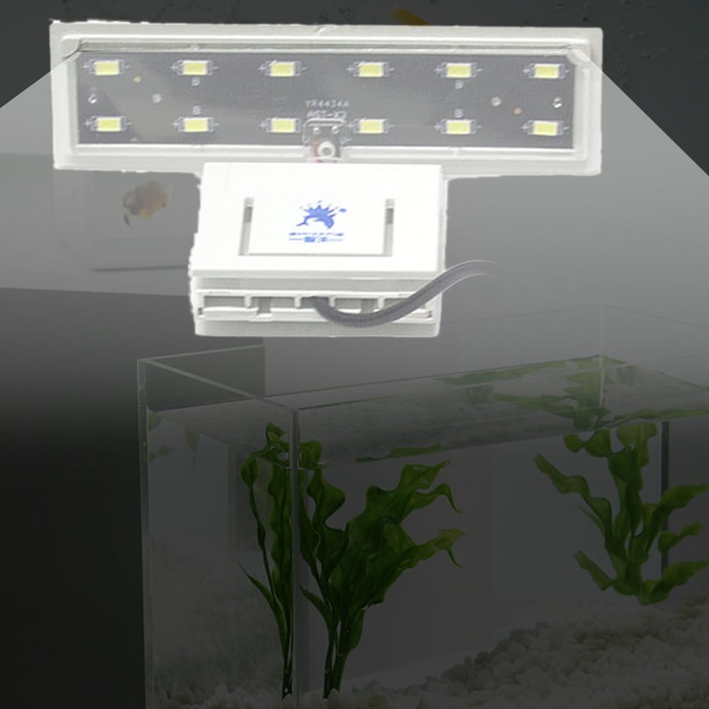 Hohe Helligkeit Aquarium flexibel Clip Lampe Fisch Panzer Über Kopf LED Aquarium Wasser Clip Lampe Für Beleuchtung