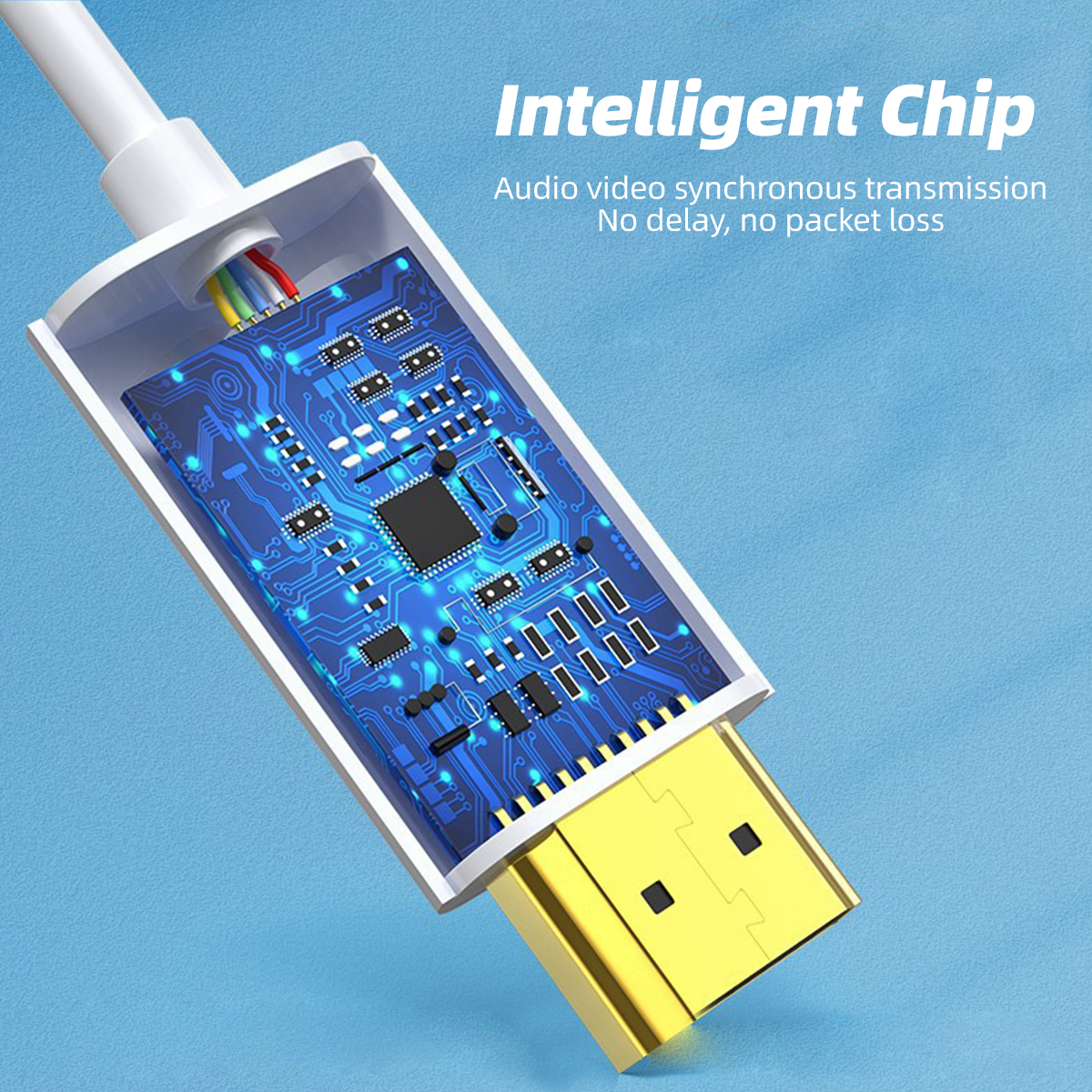 Lightning naar HDMI-adapter voor iPhone naar TV, HDMI-kabel naar Apple, 1080P HD digitale AV-adapter Sync Video & Sound, HDTV/Monitor