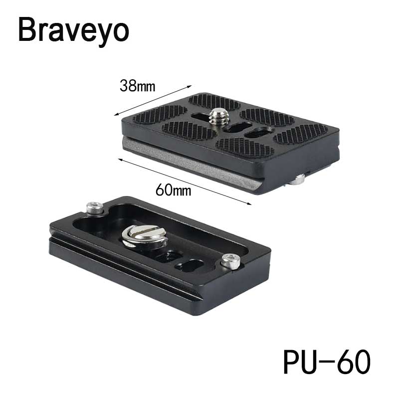 Dslr Camera Tripod Plate Quick Release Adapter Base Camera Plate Mount 40 50 60 70mm for Dslr Camera Arca Swiss Ballhead Tripod: black