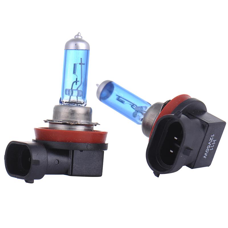 2 stks 12 v 55 w 6000 k H11 Auto Fog Light Bulb Lamp Super White Auto Auto Head Lamp h11 Auto Styling voor Auto Koplamp Lamp