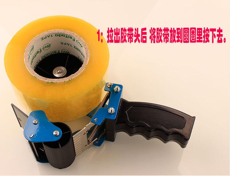 6cm Width hand-held Tape Cutter Sealing Device Large Auto Tape dispenser Dispensador Cinta Adhesiva