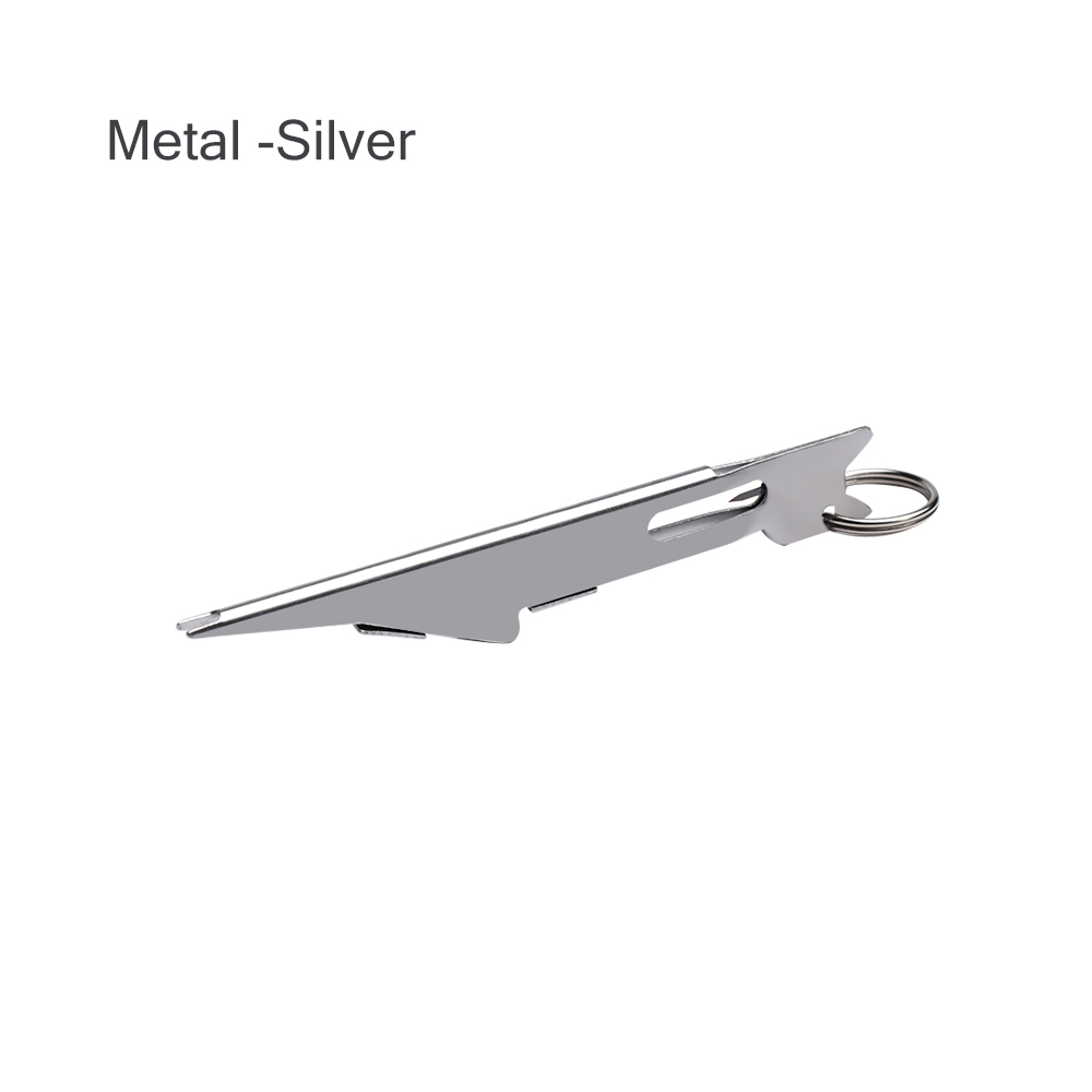 1Pcs Quick Nail Knot Tying Tool &amp; Loop Tyer Hook Tier For Fly Fishing Tackle Fast Hook Nail Knotter quick knot tool: Metal -Silver