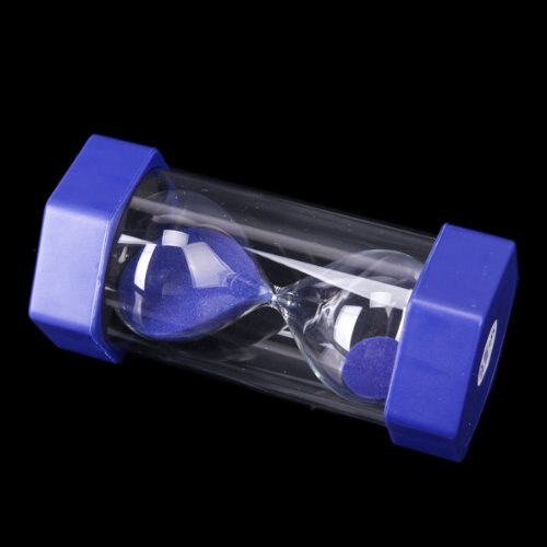 Security Hourglass 5 minutes Sand Timer Blue