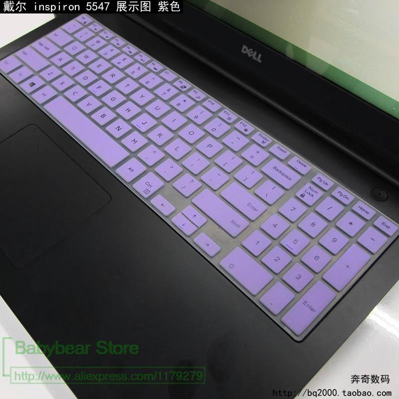 15 17 inch laptop keyboard cover skin For Dell Inspiron Ins 15 3000 5000 15CR 5547 15MR 3542 3593 5547 15C 7559 3542 5547