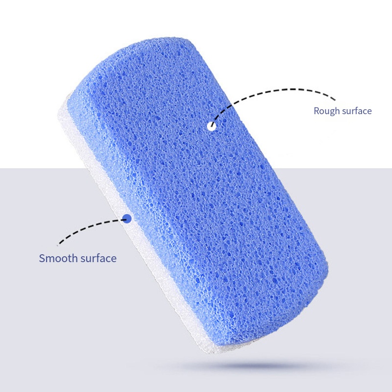 Twee Kleur Schuim Glas Puimsteen Voet Bestand Dubbelzijdig Voetmassage Gereedschap Dode Huid Eelt Remover Voet Hak gezondheid Scrubber