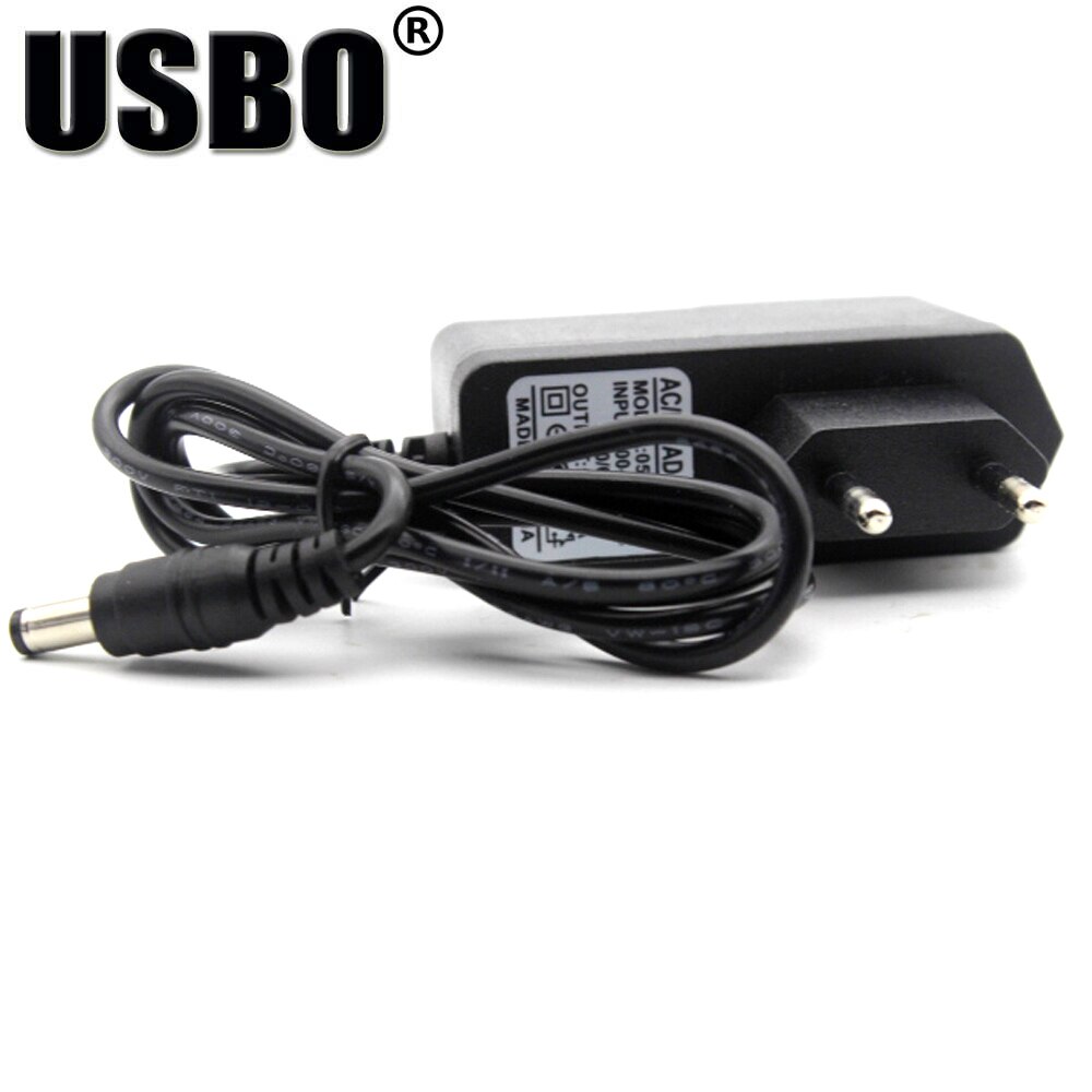 Noir Europe routeur sphygmomanomètre chargeur 5.5*2.5mm & 5.5*2.1mm 100-240V ue adaptateur secteur ca à cc 1A 3V/5V/6V/7V/9V en option