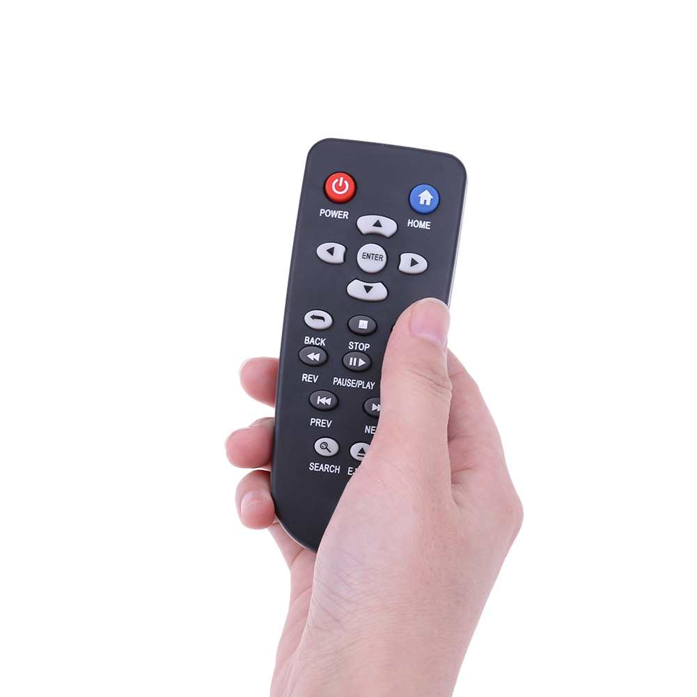 Praktische hd player fernbedienung batterie betriebene hd player controller ersatzteile für western digital wd tv live plus