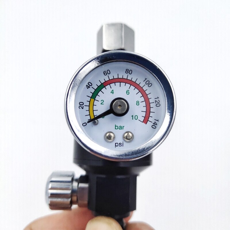 Mini Adjustable Spray Gun Air Regulator With Pressure Gauge Diaphragm Control Auto Paint Mini Adjustable Spray Gun Air Regulator With Pressure Gauge Diaphragm Control Auto Paint