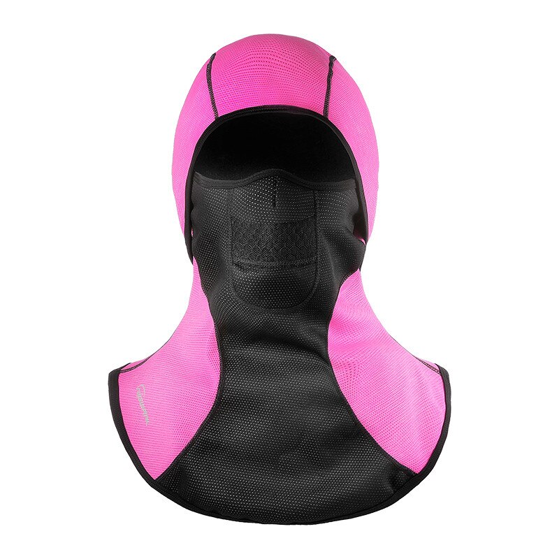 Motorfiets Gezichtsmasker Balaclava Winter Thermische Fleece Gezicht Shield Schedel Gezichtsmasker Moto Ski Biker Met Actieve Koolstof Filters: MK055 Pink