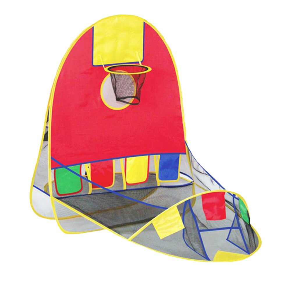 1 PC Tent with Basket Foldable Throwing Tent Game House for Outdoor