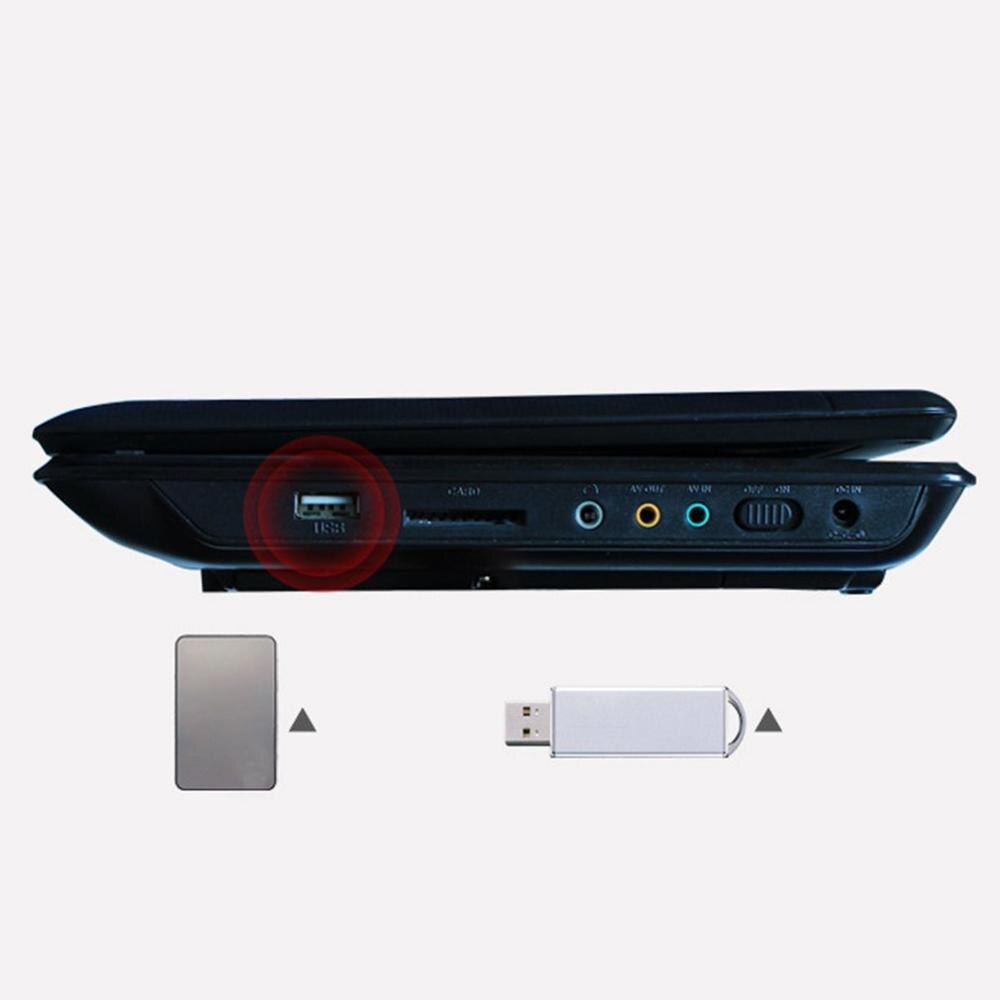7 Inch Draagbare Dvd-speler Met Lcd-scherm Volledig Compatibel Met MP3/Fm/Usb/Dvd/Vcd/Cd Verbinding Tv Multimedia Speler