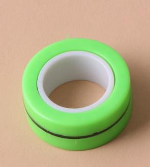 Magnetic Rings Anti-stress toy ring Stress Relief Ring toy For Autism ADHD Anxiety stress Relief Focus fidget finger ring: 1PC GREEN