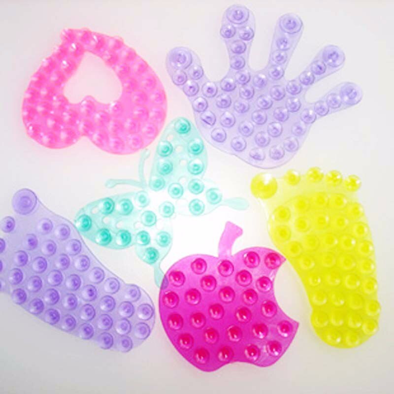 5 stuks/set mooie sterke dubbelzijdige vacuümzuiger magische plastic zuignap leuke badkamerartikelen zuigstandaard houder badspeelgoed
