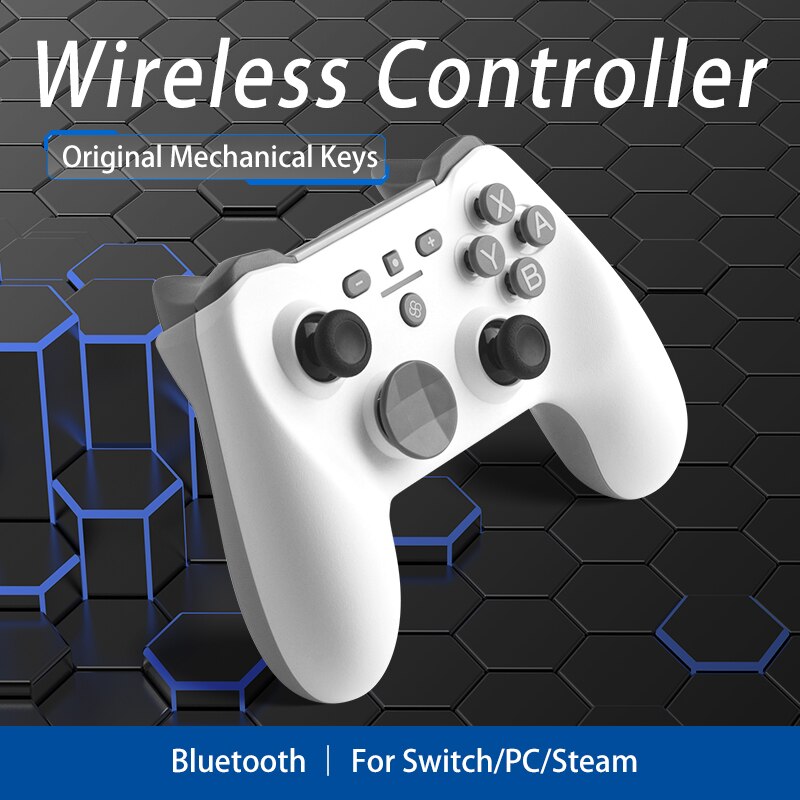 For PC/Steam/Nintend Switch/Android/IOS/Linux System Mechanical Key Red Switch Gaming Wireless Bluetooth Controller