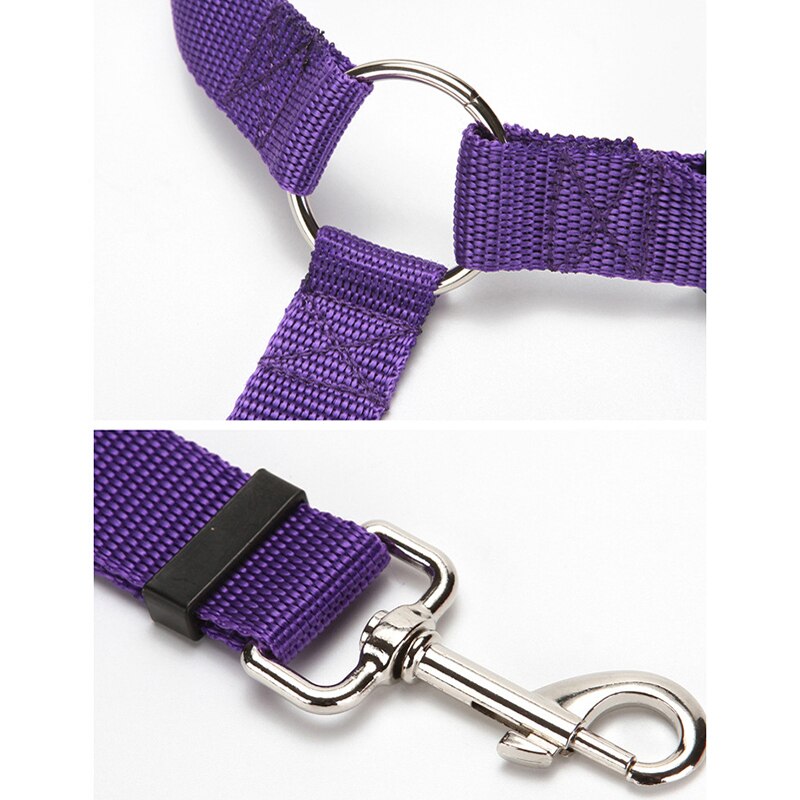 Verstelbare Autostoel Hondenriem Riem Universele Praktische Kat Honden Safety Harness Leash Puppy Reizen Clip Strap Leidt Huisdier Producten