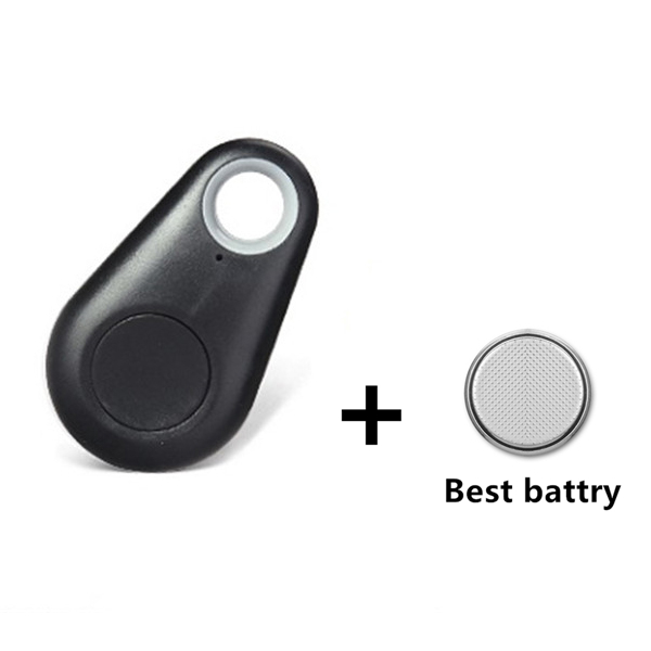 FFFAS Raindrop Smart Key Finder Wireless Bluetooth Tracker Anti Lost Alarm Tag Child Bag Pet GPS Locator for IPhone 6 7 8 Plus: Black