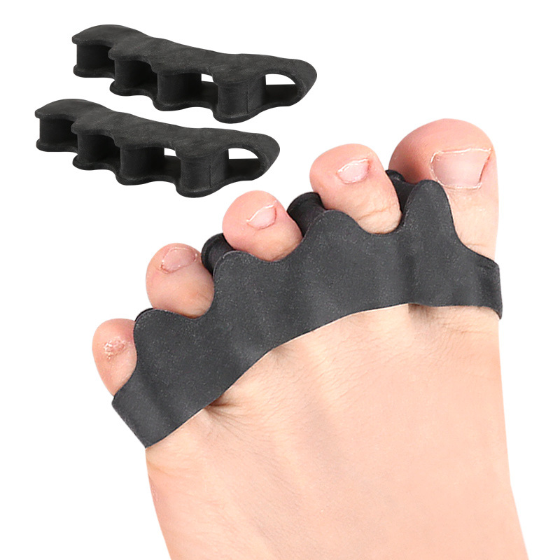 Siliconen Vinger Teenbeschermer Teenseparators Brancards Stijltang Bunion Protector Pijnbestrijding Voetverzorging 5 kleuren: Licht Geel